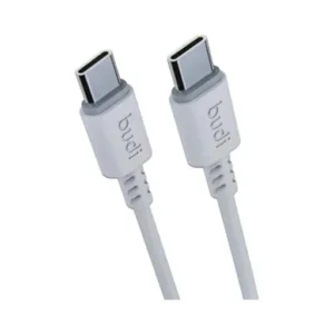 کابل شارژ USB-C به ‌USB-C بودی مدل DC011TT10W جریان 2.4 آمپر طول 1 متر