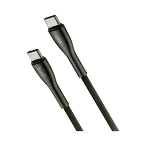 کابل شارژ کنفی ‌USB-C به ‌USB-C بودی مدل DC129TT12B توان 65 وات طول 1.2 متر